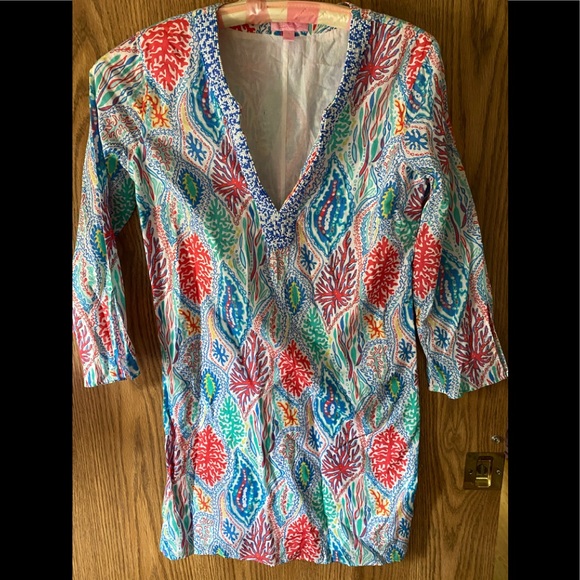 Lilly Pulitzer Sleeve Tunic Dress ( HOLY GRAIL EUC - Picture 1 of 3